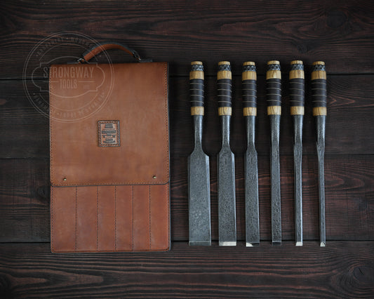 Zimmerer- Timberframe Stemmeisen, Set, Lange Bauform