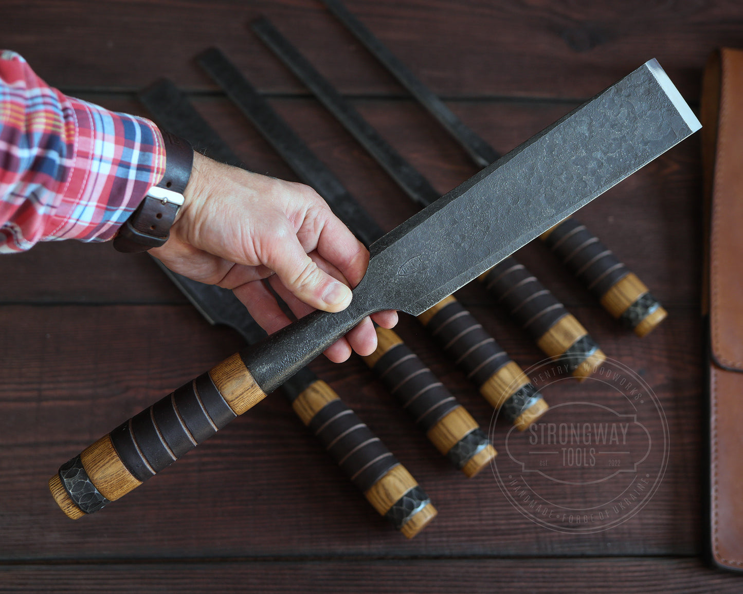 Zimmerer- Timberframe Stemmeisen, Set, Lange Bauform