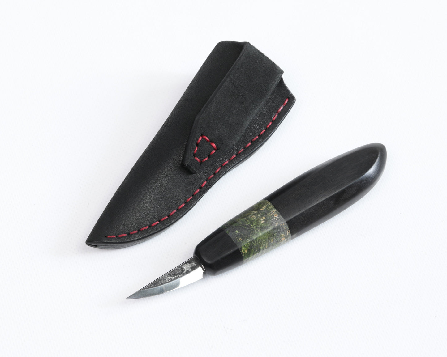 Schnitzmesser, BLACK EDITION, Kurze Klinge