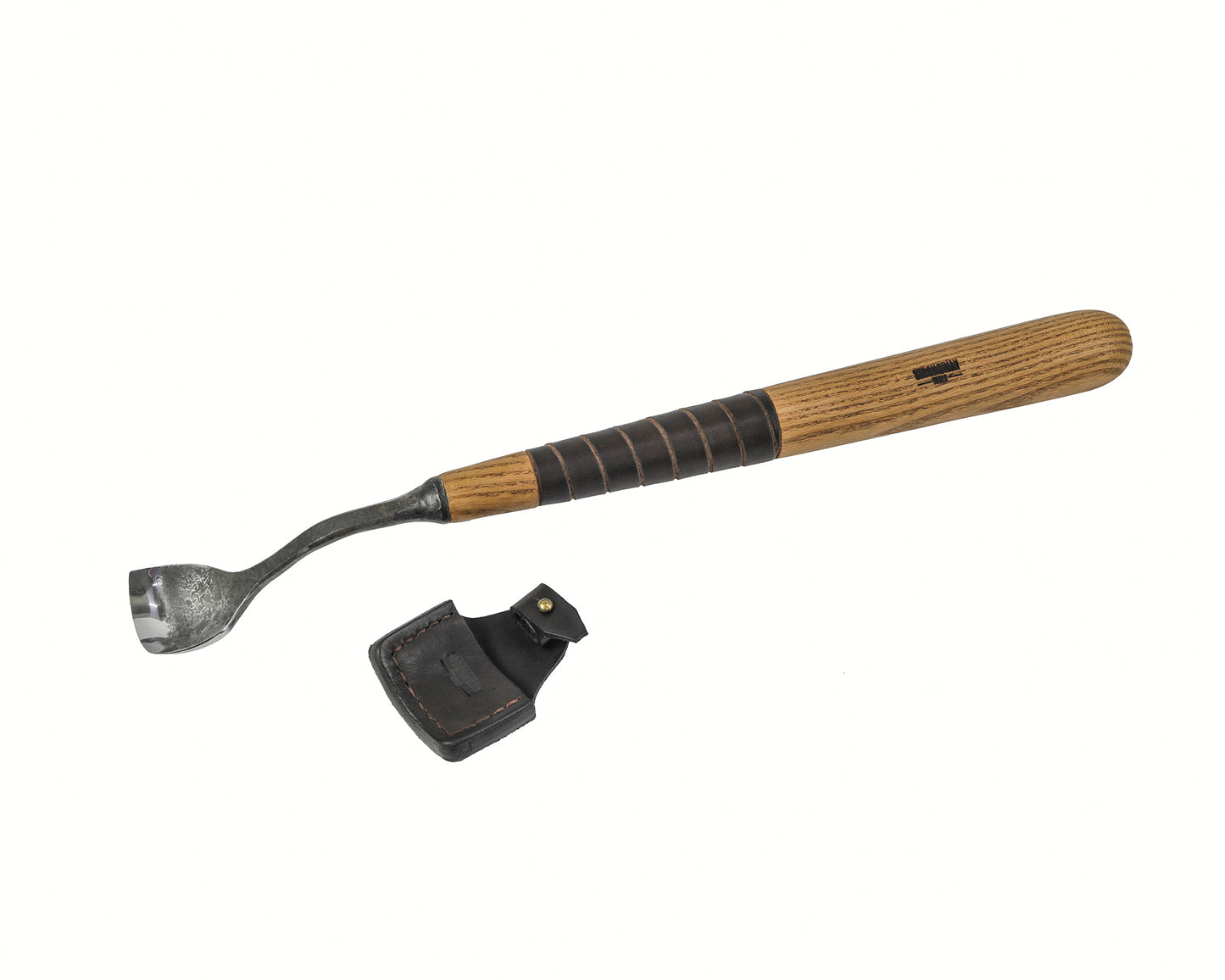 Hohleisen, gekröpft, mit langem stiel