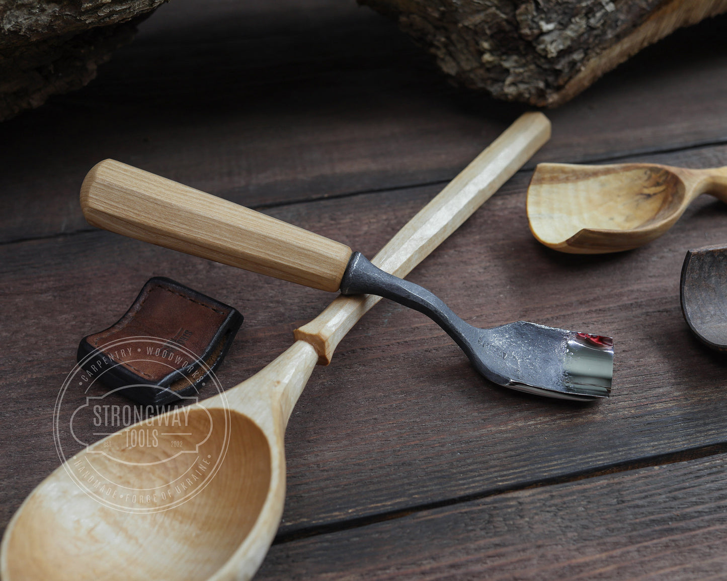 Hohleisen, leicht gekröpft