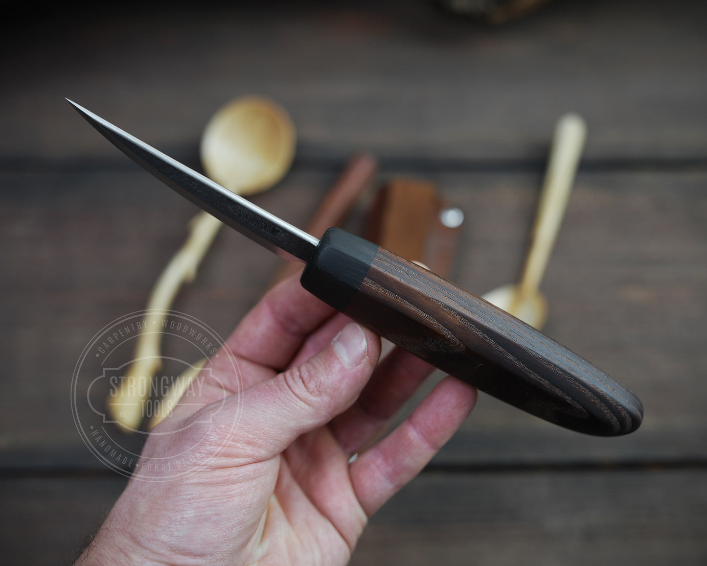 Schnitzmesser, Heft aus ThermoEsche