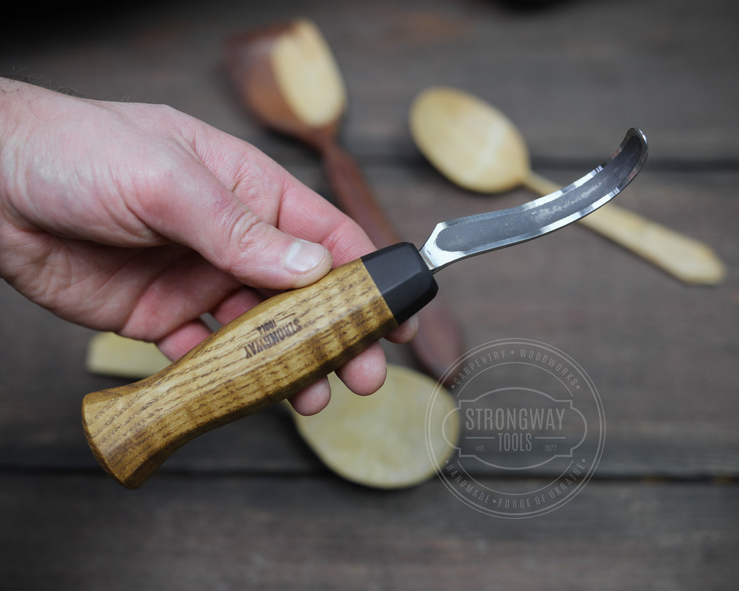 Schnitzmesser, Hakenform