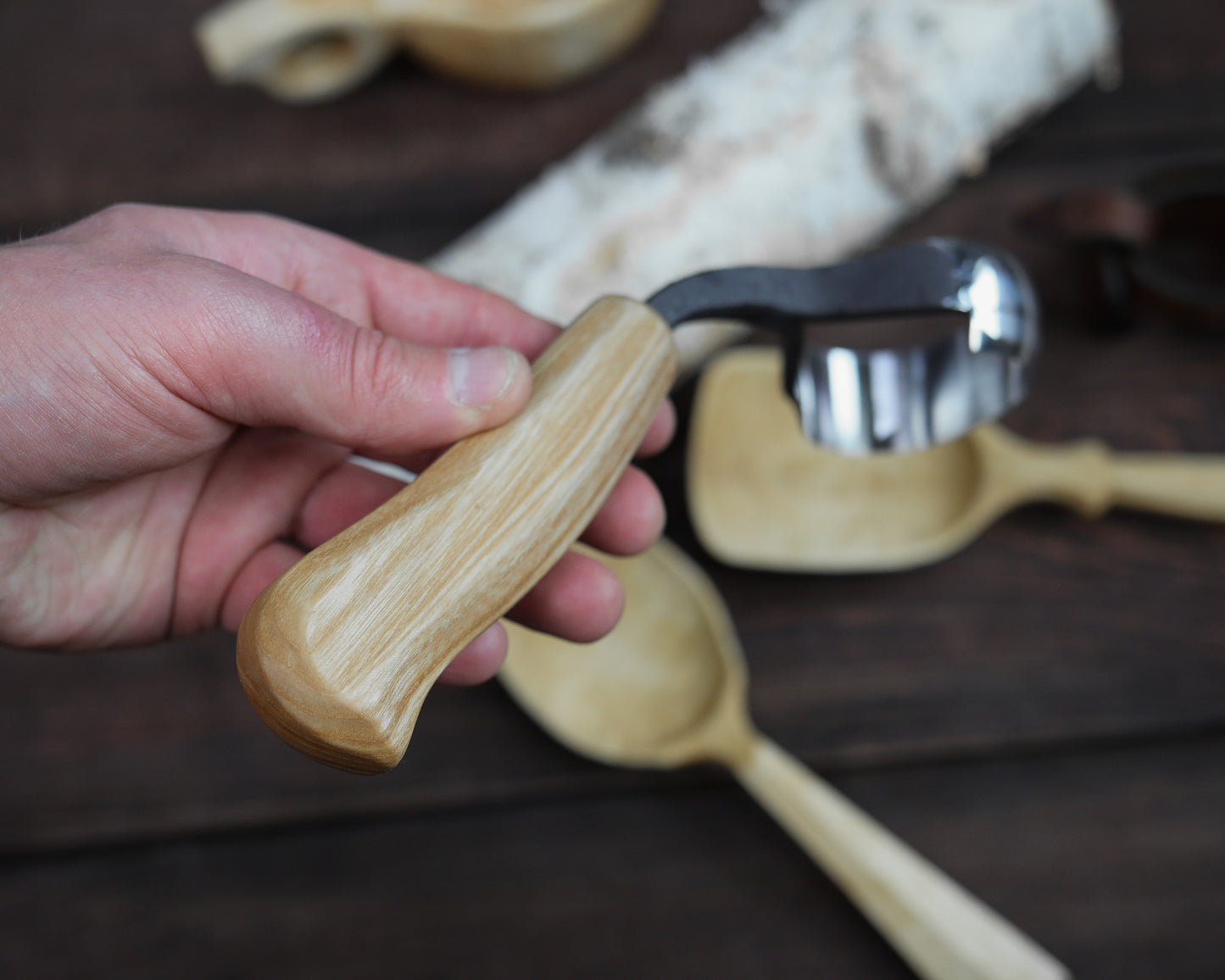 Scorp Knife, Oval, #2, kurzer Griff