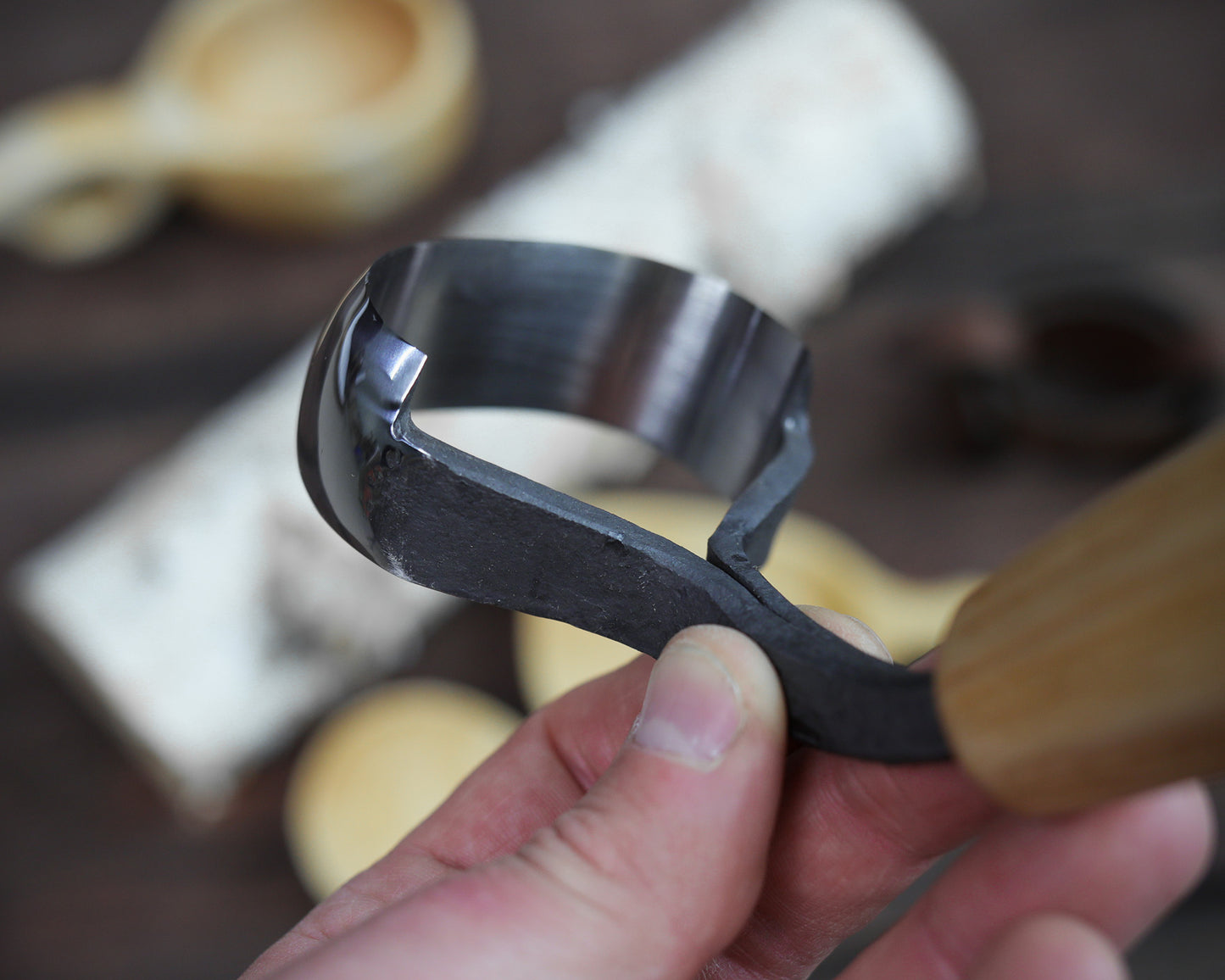 Scorp Knife, Oval, #2, kurzer Griff