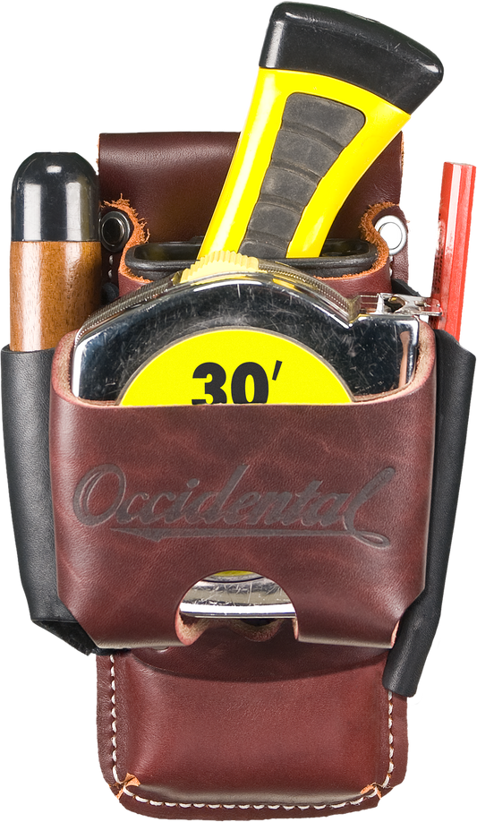 Ledertasche für Maßband und Cuttermesser