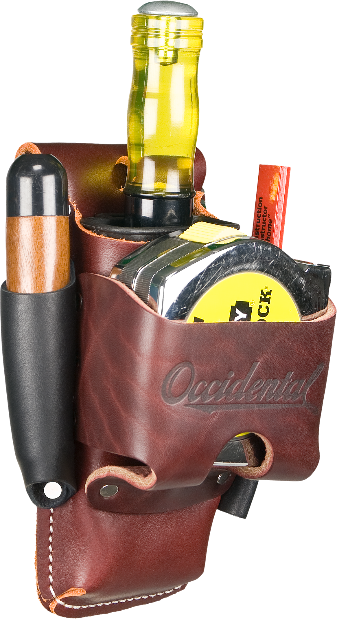 Ledertasche für Maßband und Cuttermesser