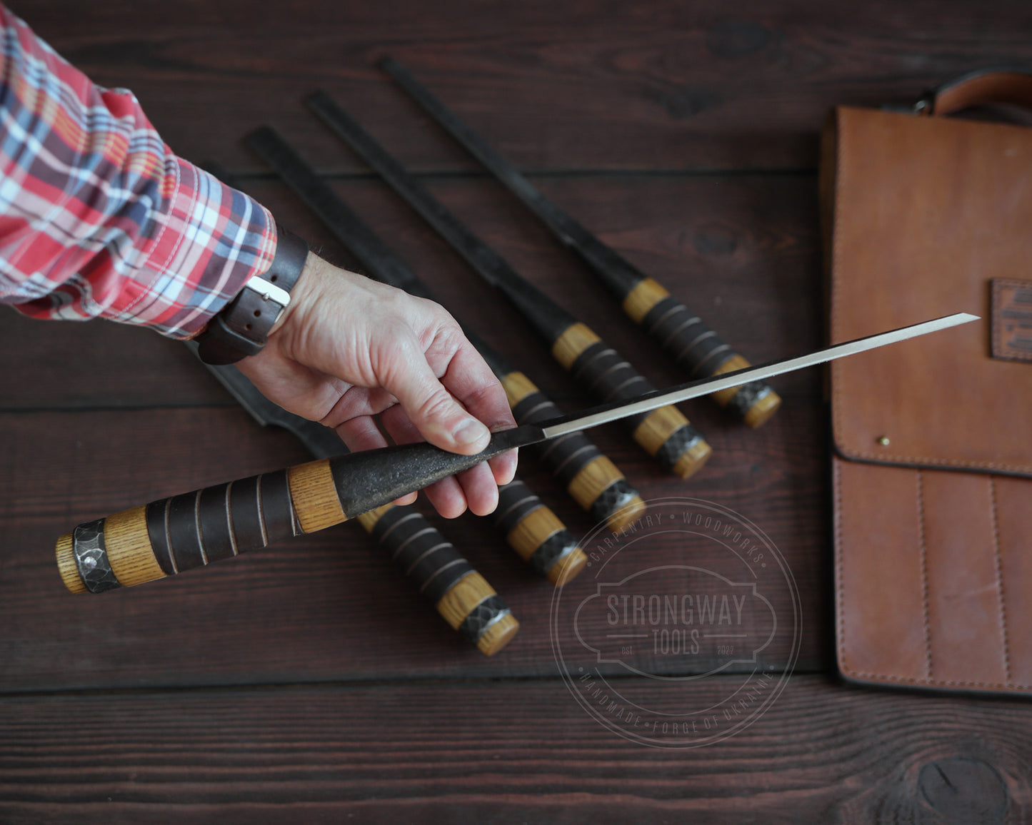 Zimmerer- Timberframe Stemmeisen, Set, Lange Bauform