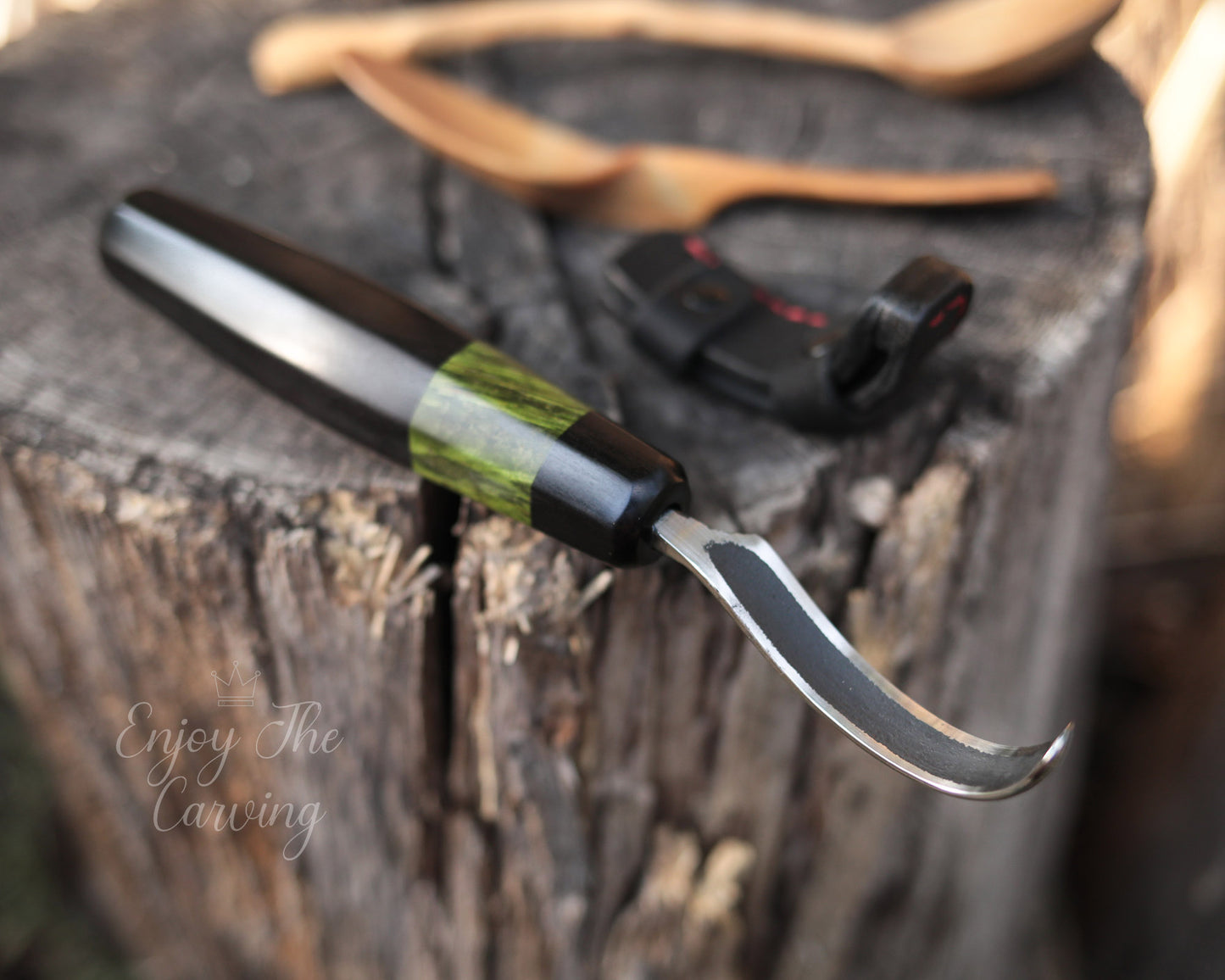 Löffel-Schnitzmesser, BLACK EDITION