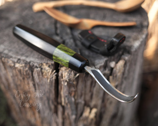 Löffel-Schnitzmesser, BLACK EDITION