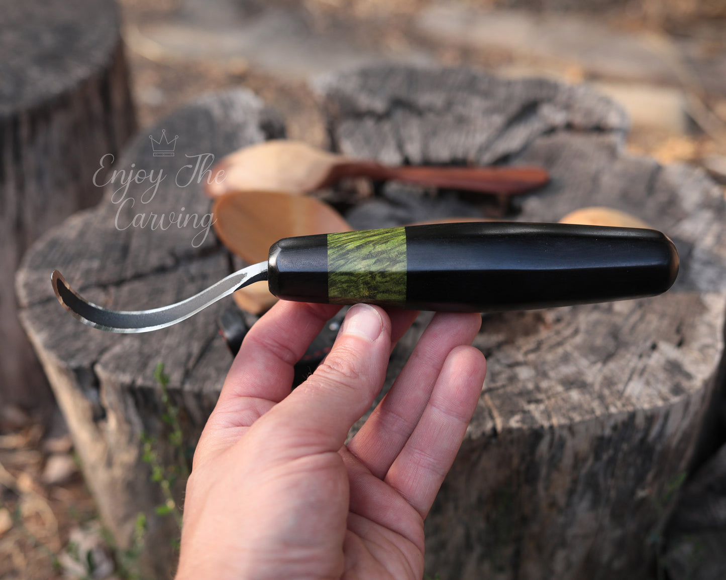 Löffel-Schnitzmesser, BLACK EDITION