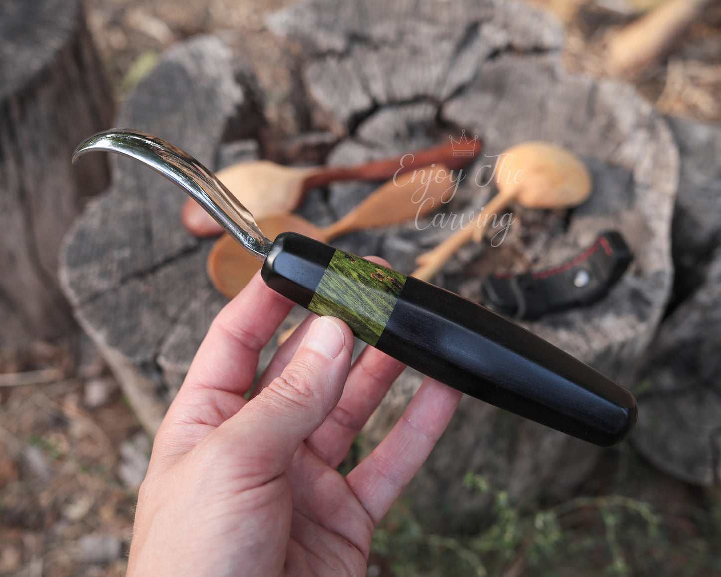 Löffel-Schnitzmesser, BLACK EDITION