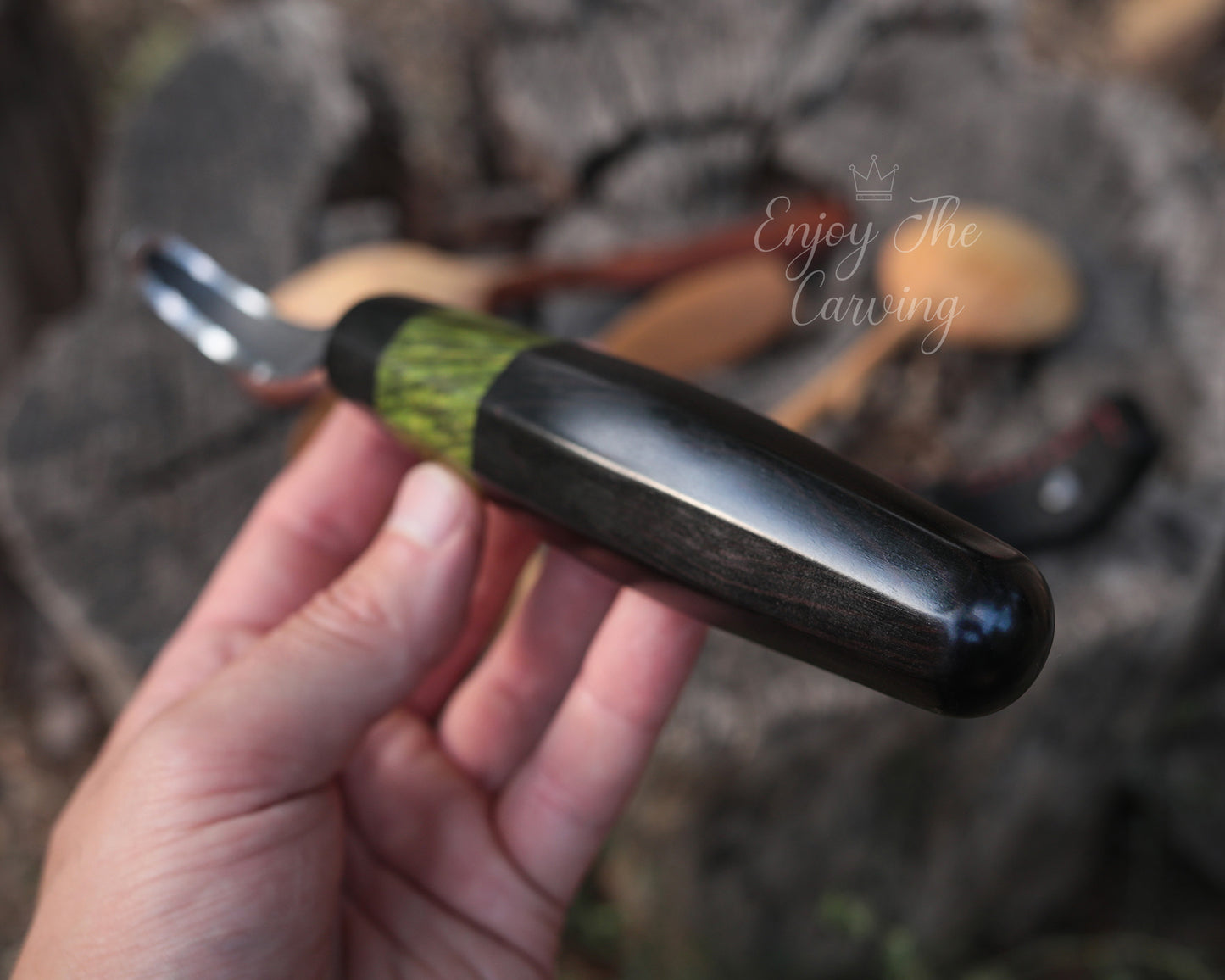 Löffel-Schnitzmesser, BLACK EDITION