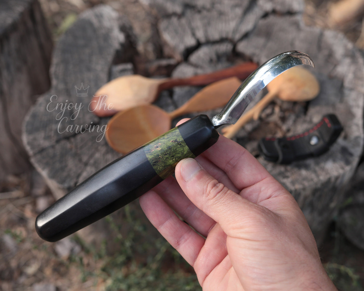 Löffel-Schnitzmesser, BLACK EDITION