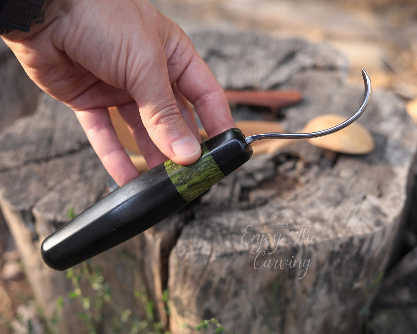 Löffel-Schnitzmesser, BLACK EDITION