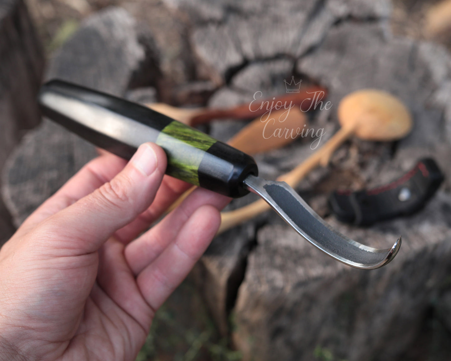 Löffel-Schnitzmesser, BLACK EDITION