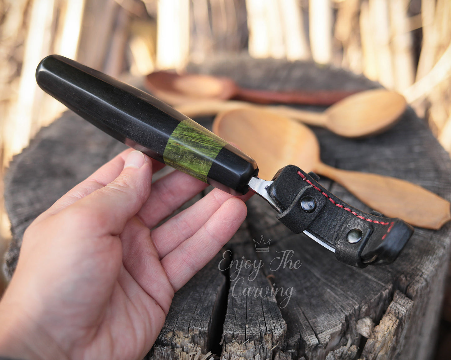 Löffel-Schnitzmesser, BLACK EDITION