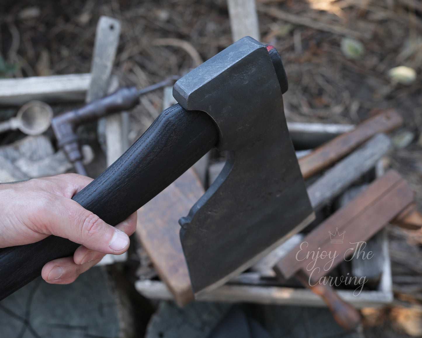 Norwegische Zimmereraxt, BLACK EDITION, schwer