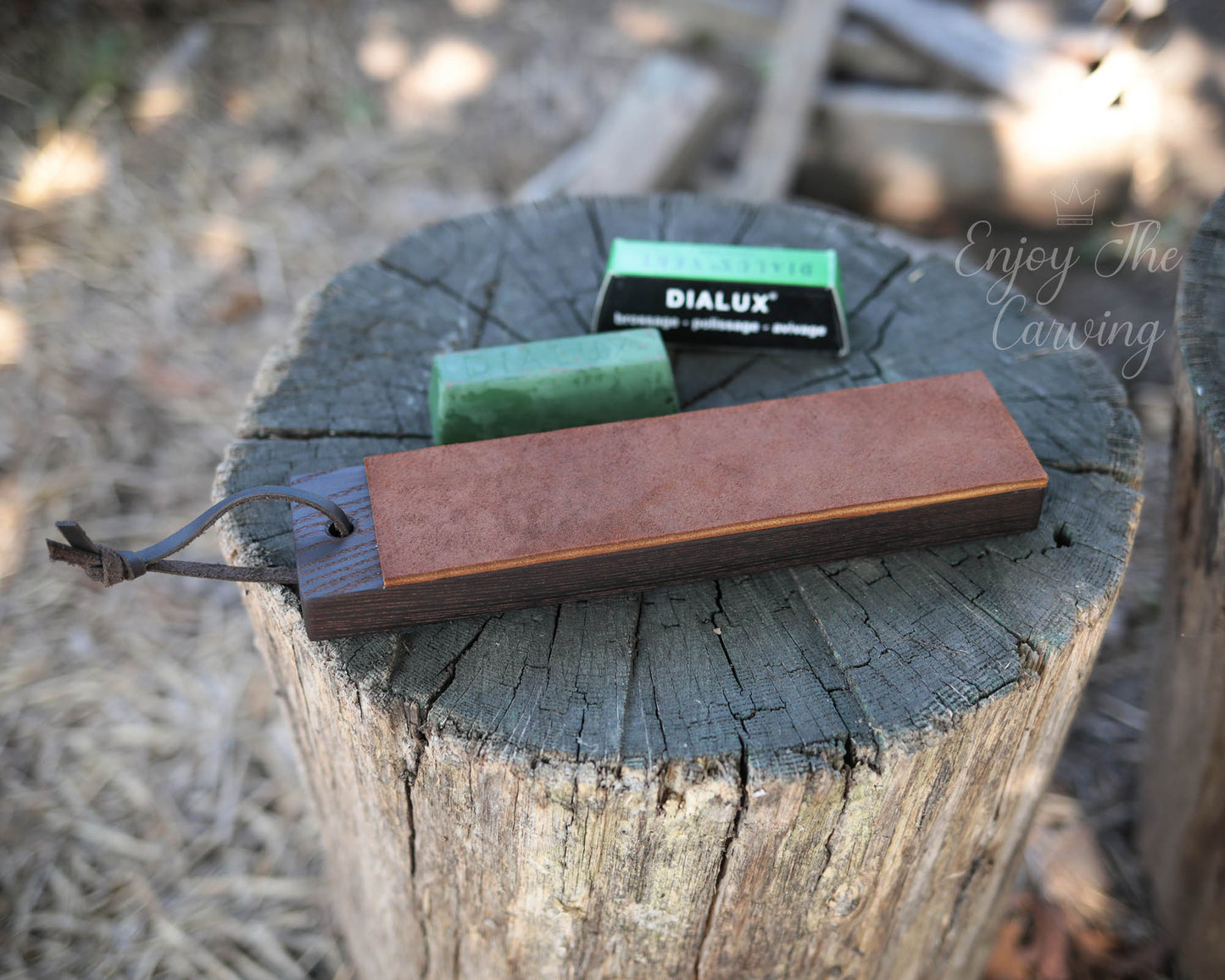 Abziehriemen schmal mit Polierpaste