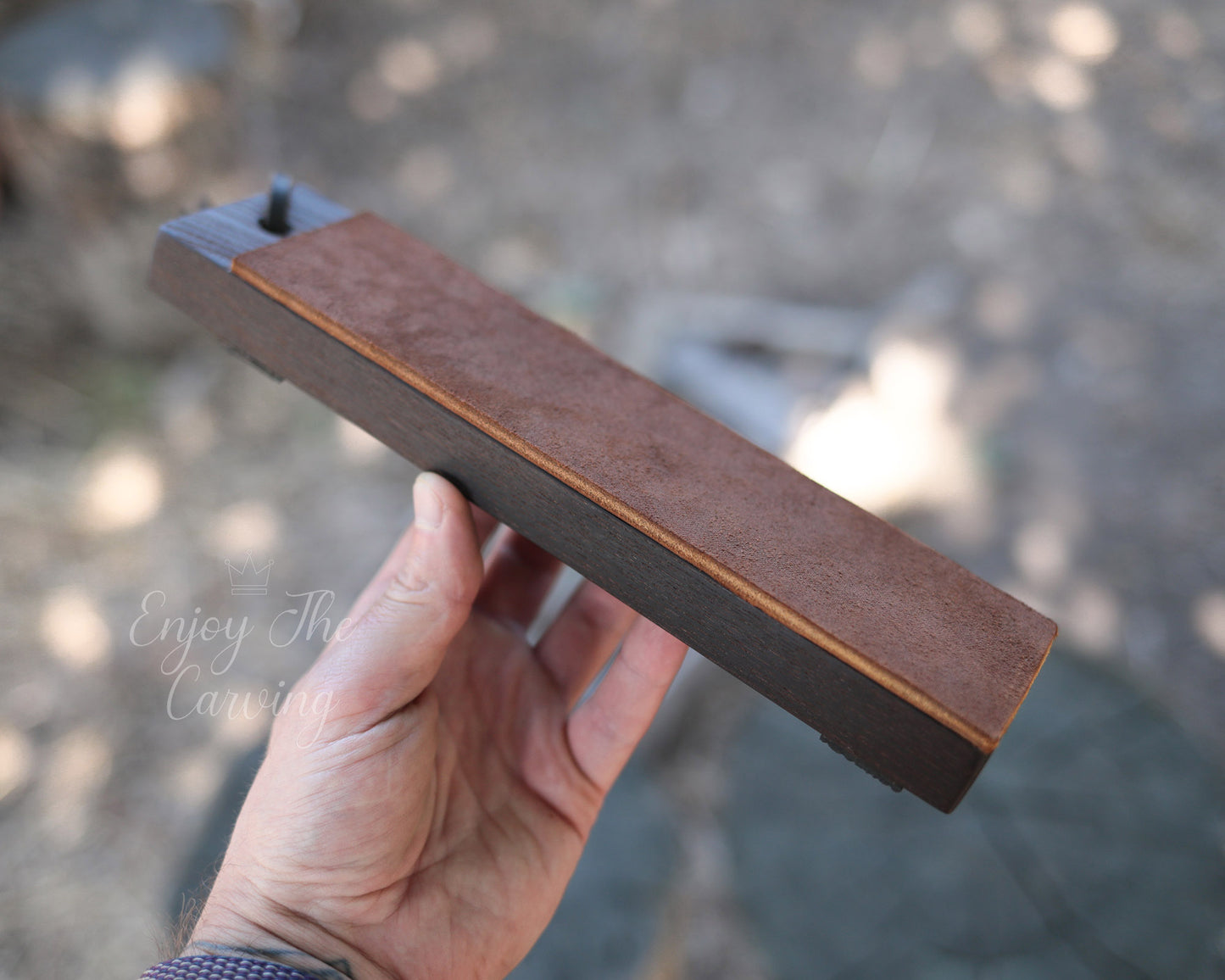 Abziehriemen schmal mit Polierpaste