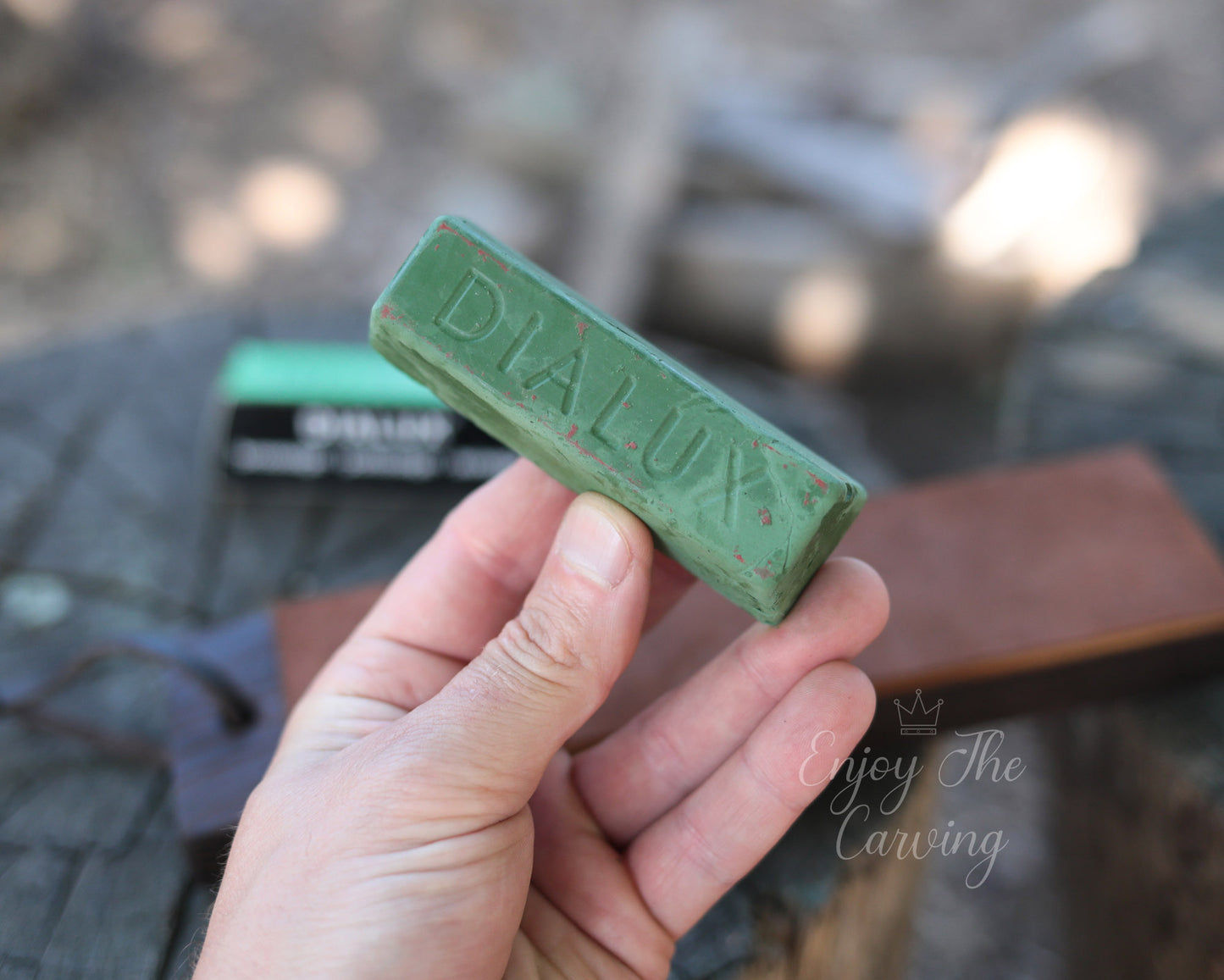 Abziehriemen schmal mit Polierpaste