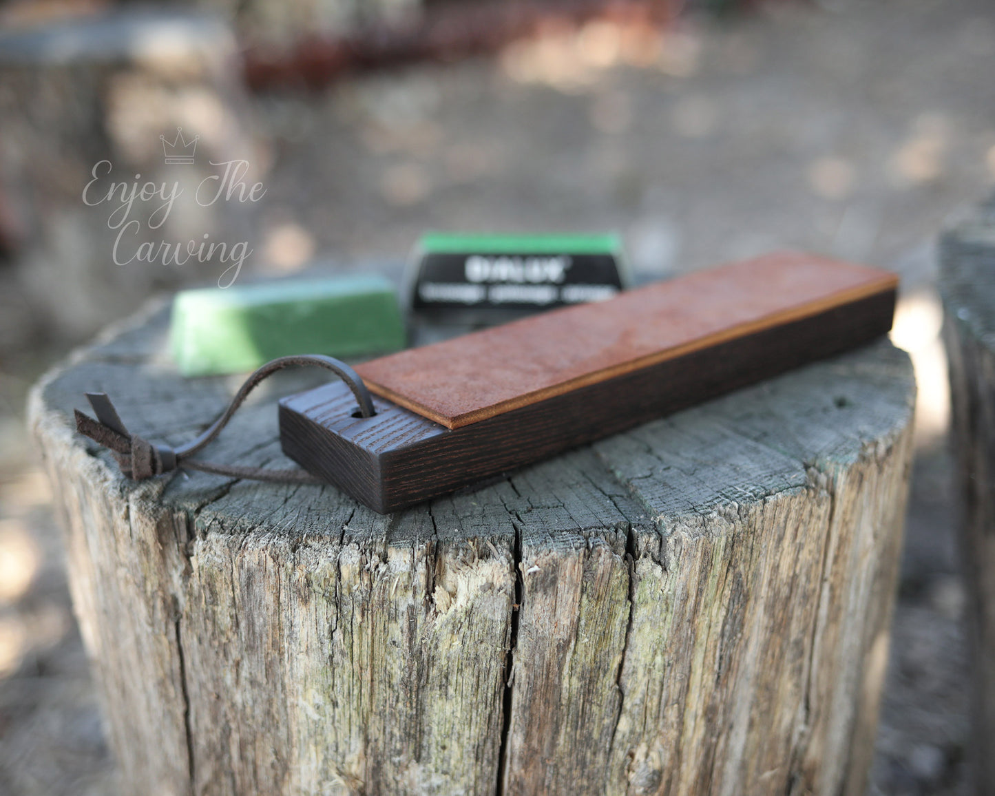 Abziehriemen schmal mit Polierpaste