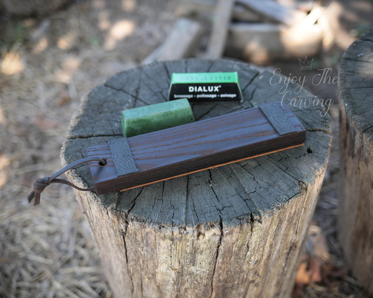 Abziehriemen schmal mit Polierpaste