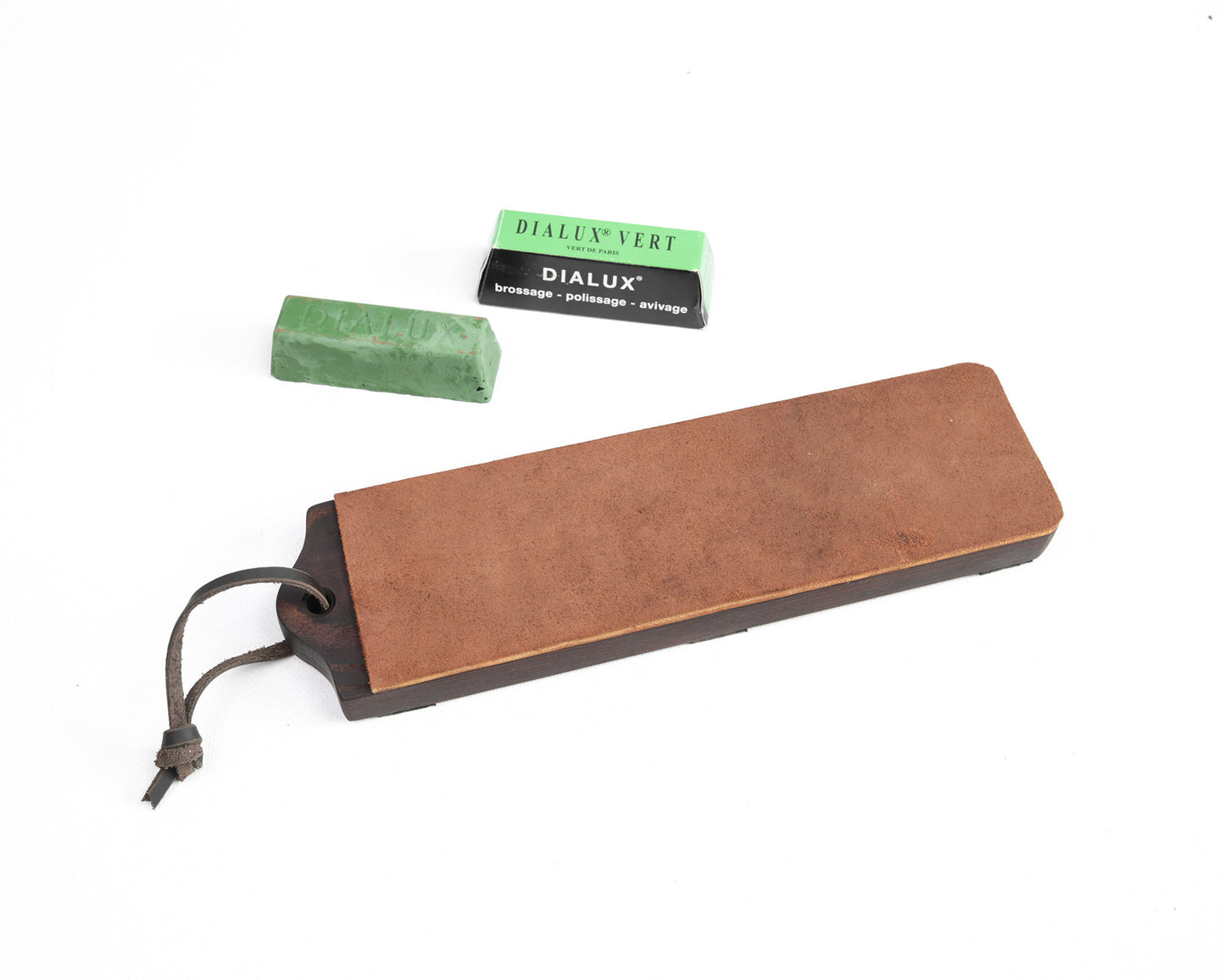 Abziehriemen breit mit Polierpaste