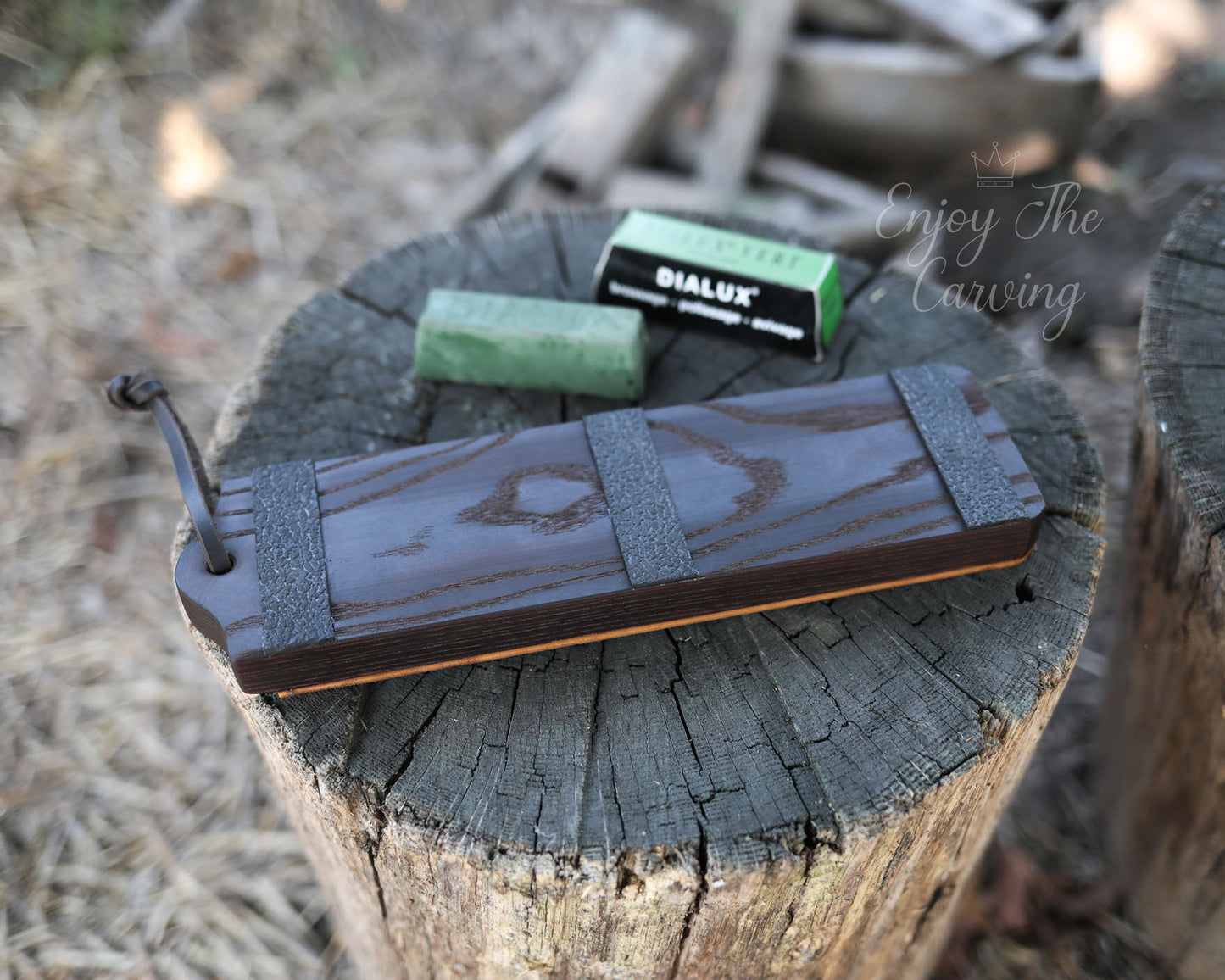 Abziehriemen breit mit Polierpaste