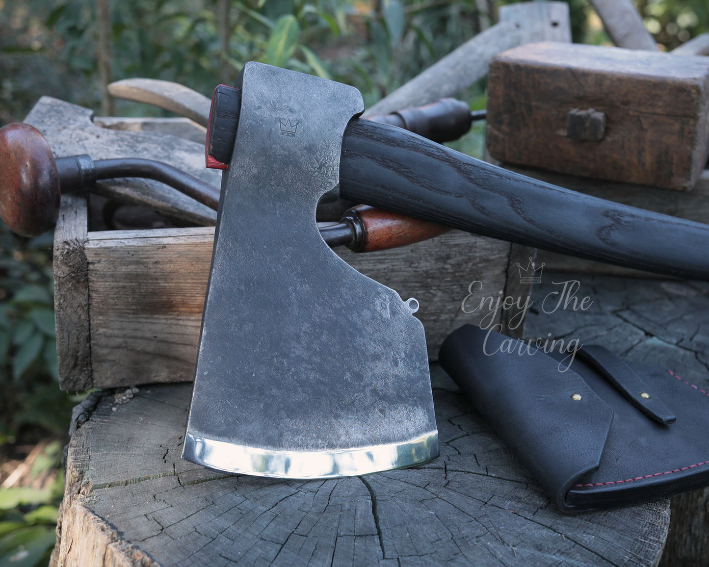 Norwegische Zimmereraxt, BLACK EDITION, schwer #2