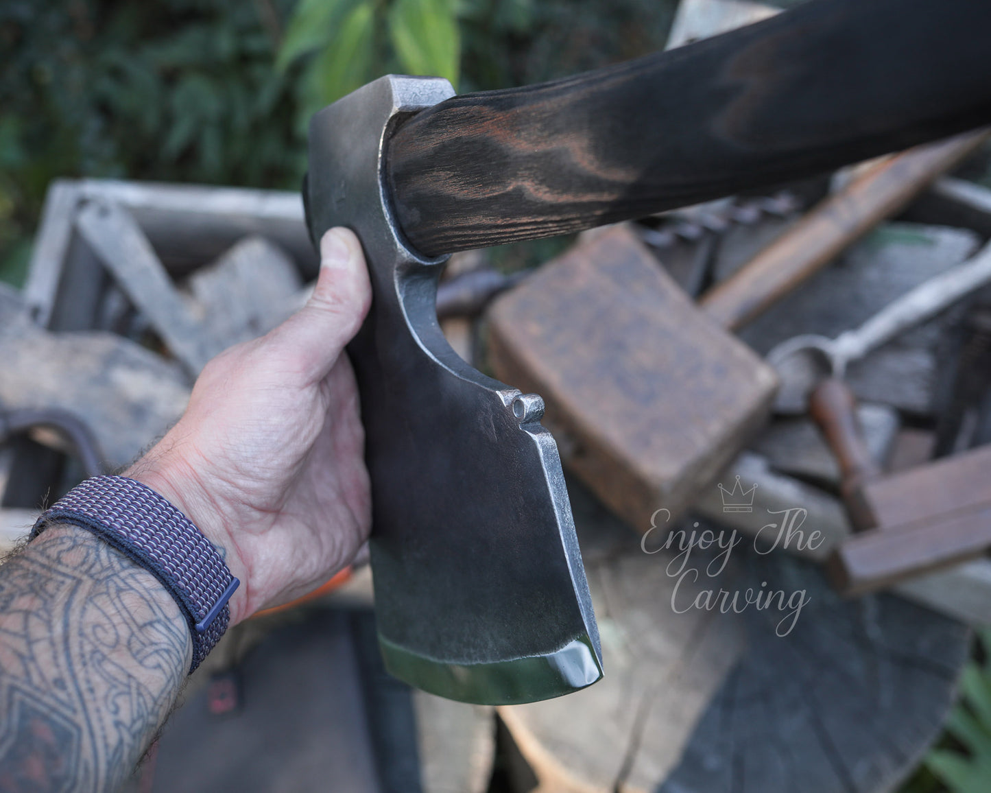 Norwegische Zimmereraxt, BLACK EDITION, schwer #2