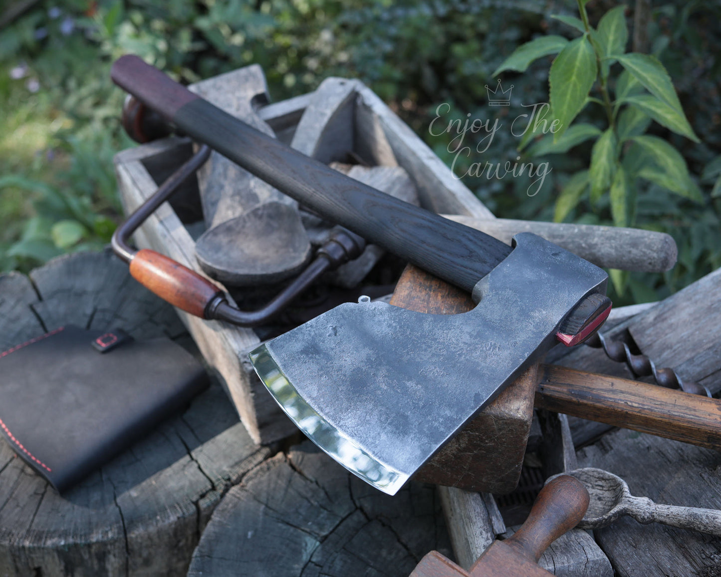 Norwegische Zimmereraxt, BLACK EDITION, schwer #2