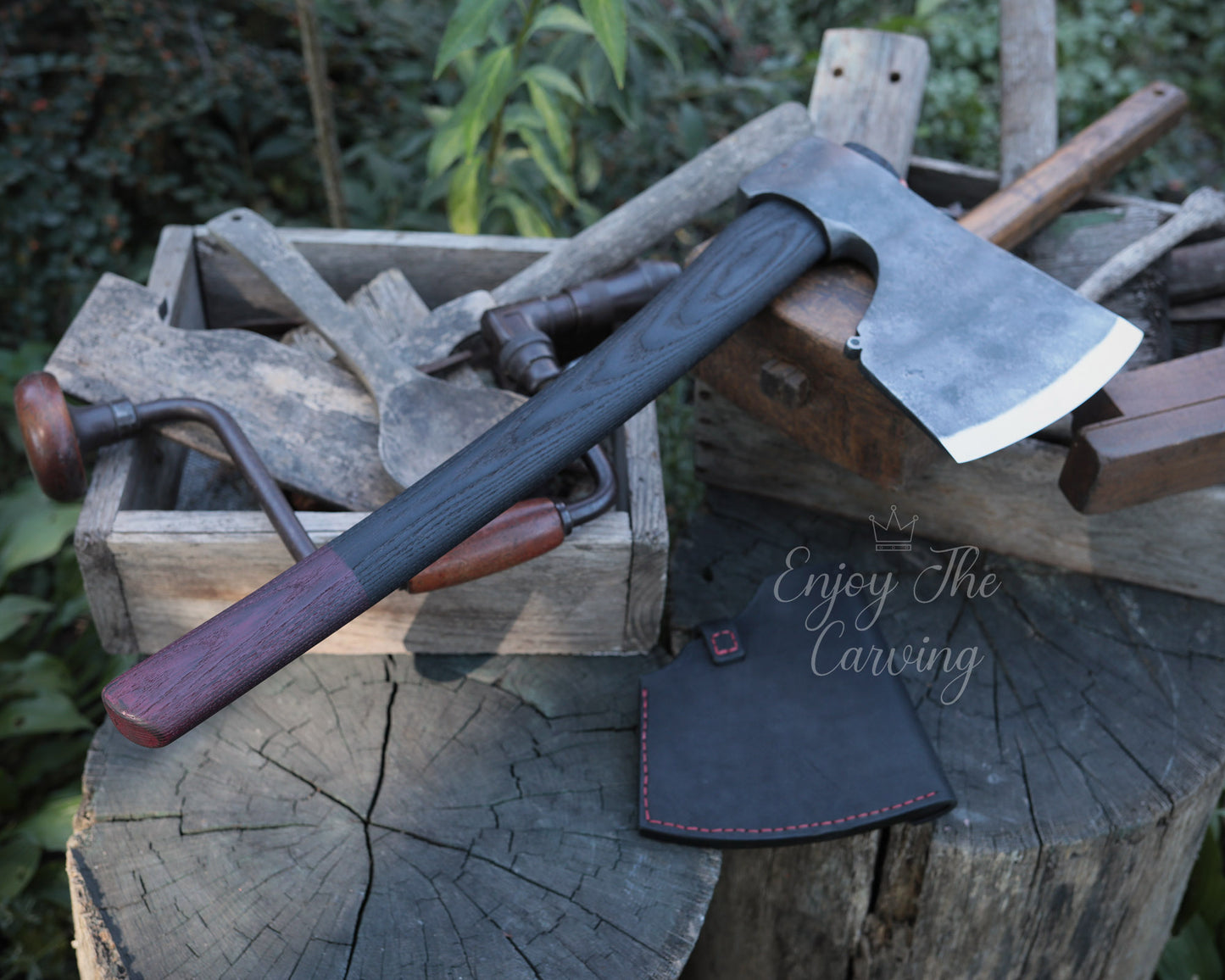 Norwegische Zimmereraxt, BLACK EDITION, schwer #2