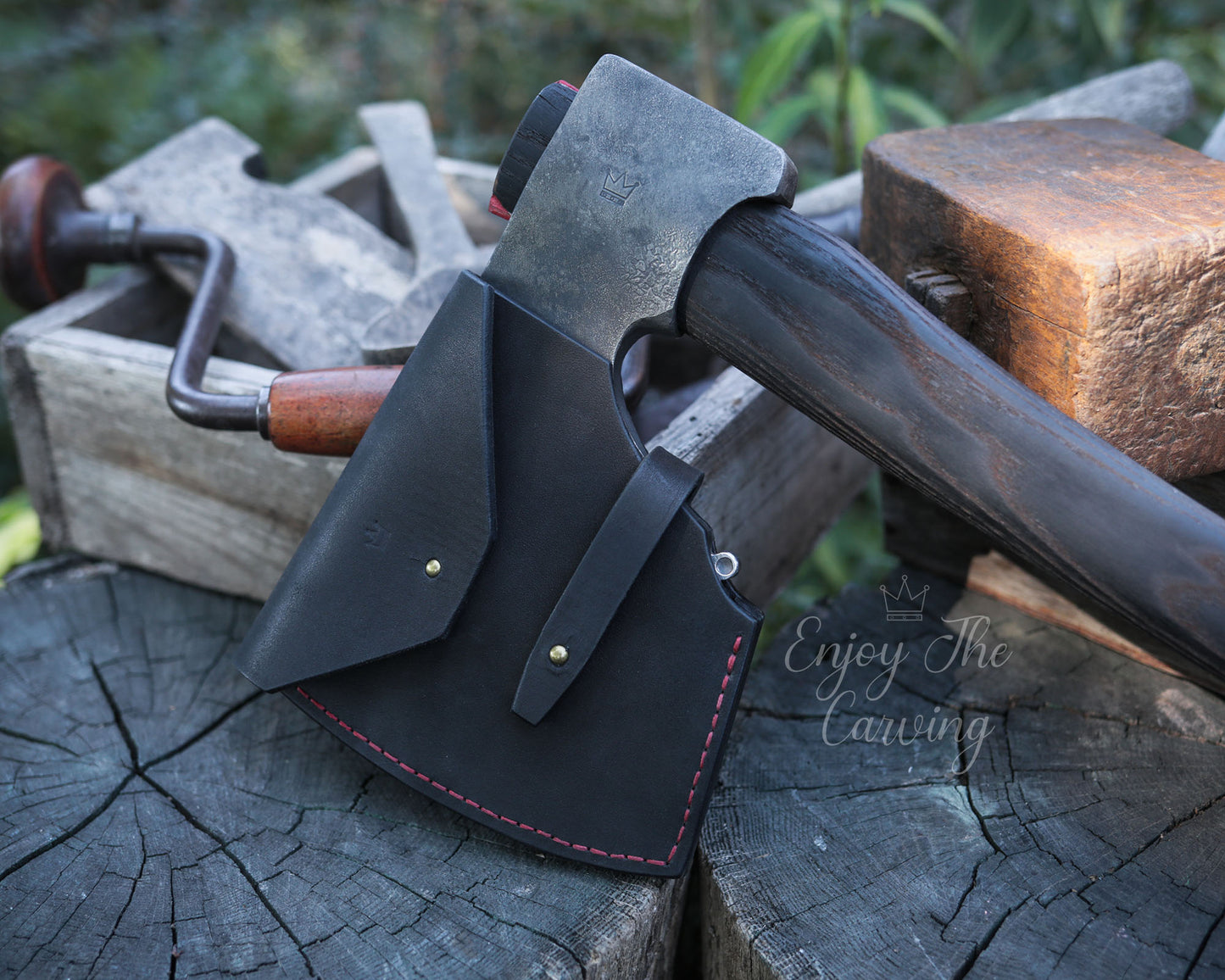 Norwegische Zimmereraxt, BLACK EDITION, schwer #2