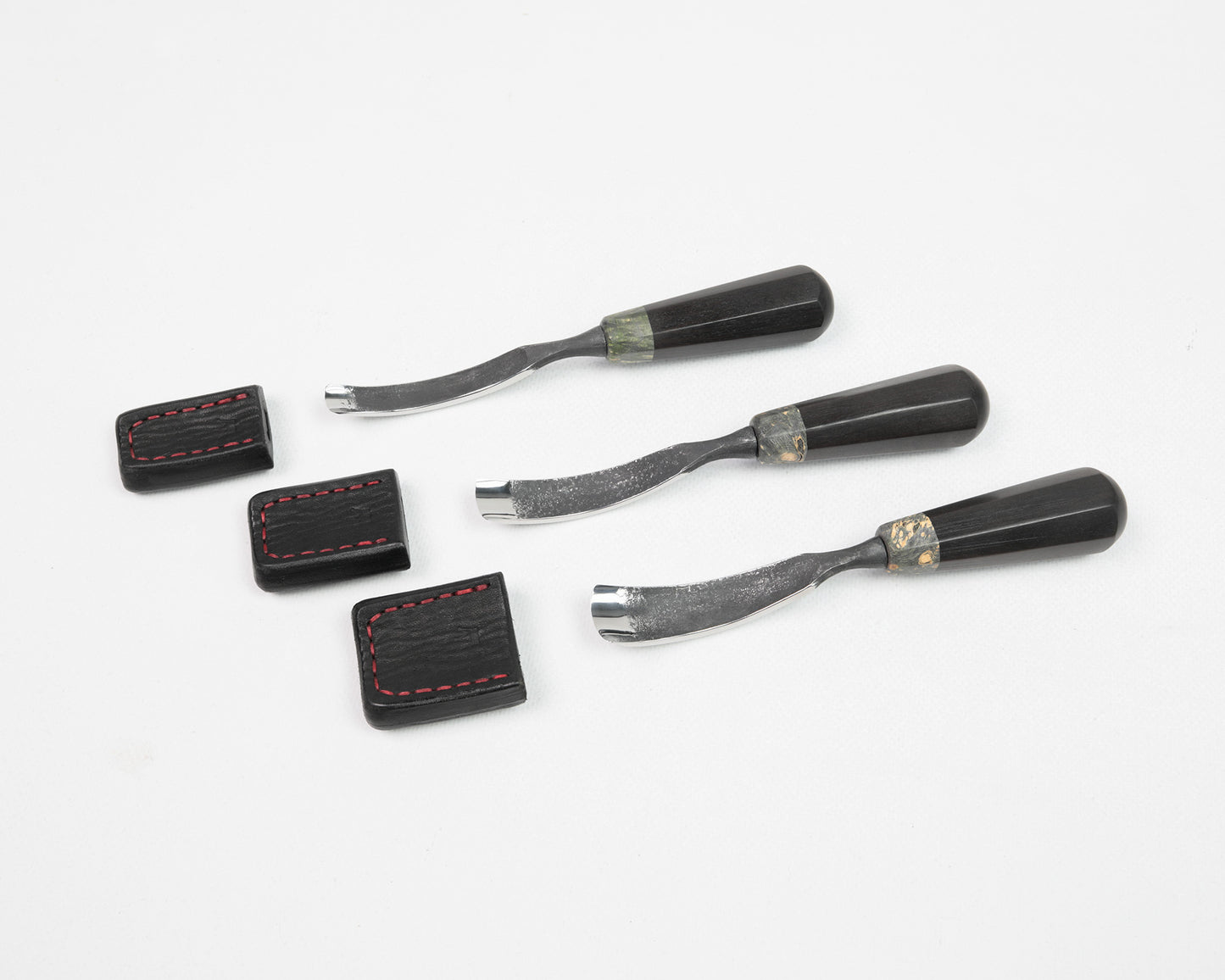 Hohleisen-Set, klein, BLACK EDITION