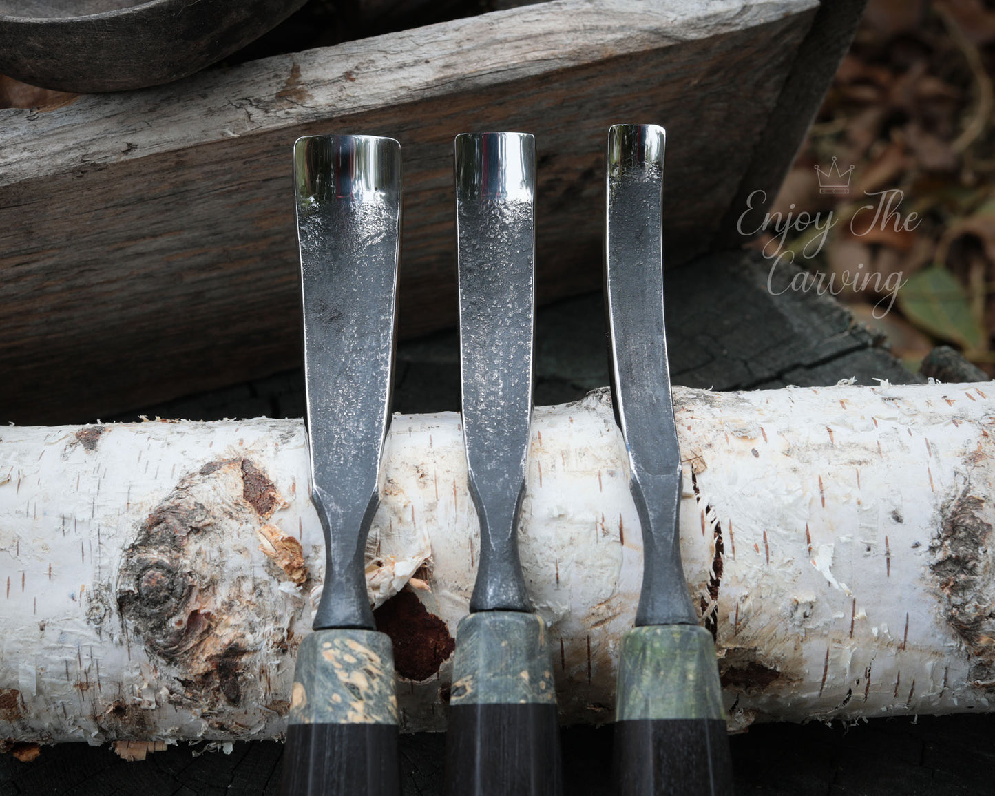 Hohleisen-Set, klein, BLACK EDITION