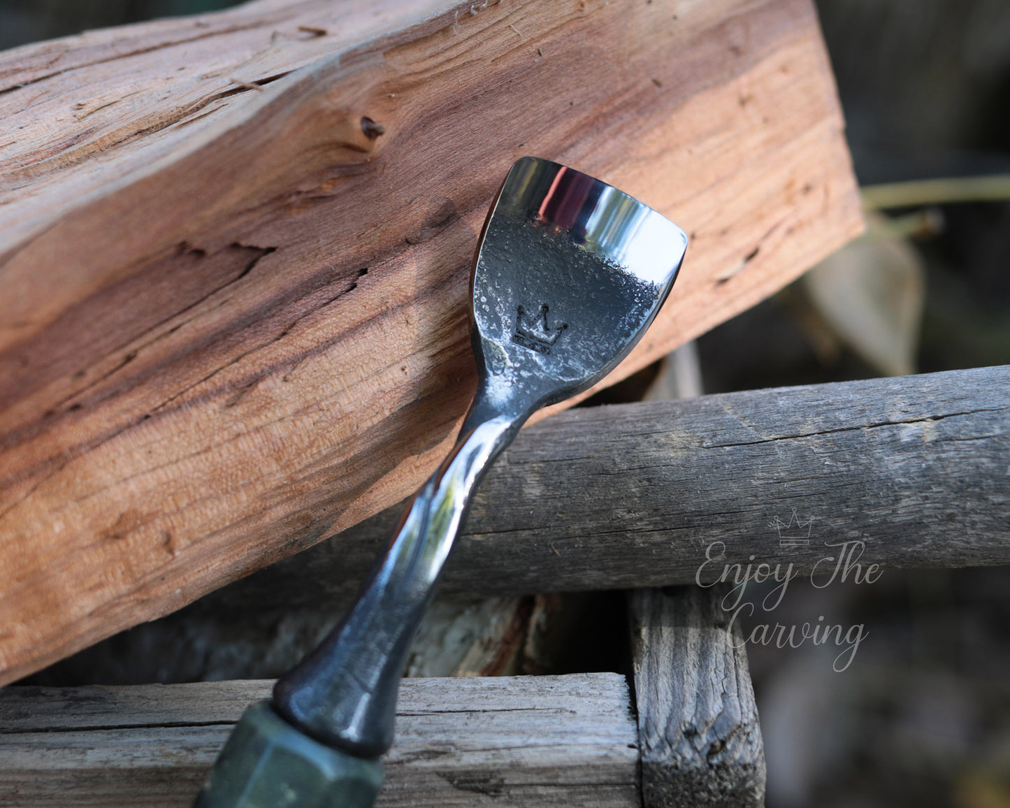 kleines Hohleisen, 30 mm, normal gekröpft, BLACK EDITION