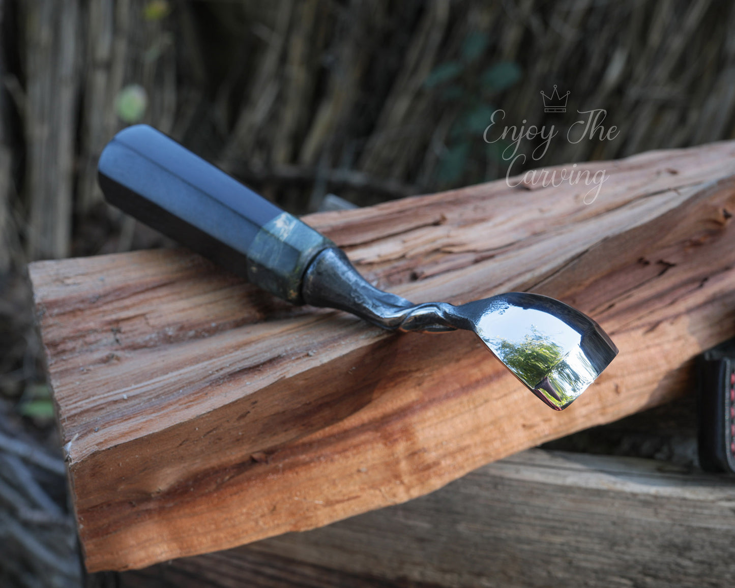 kleines Hohleisen, 30 mm, normal gekröpft, BLACK EDITION