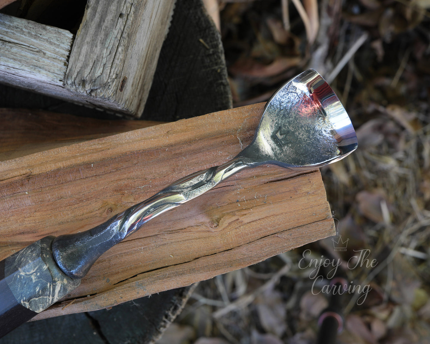 Hohleisen, 40 mm, tief gekröpft, BLACK EDITION