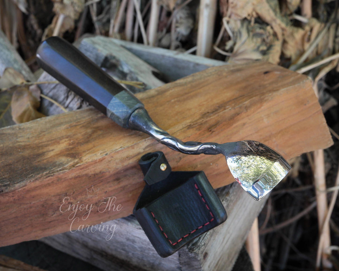 Hohleisen, 40 mm, tief gekröpft, BLACK EDITION