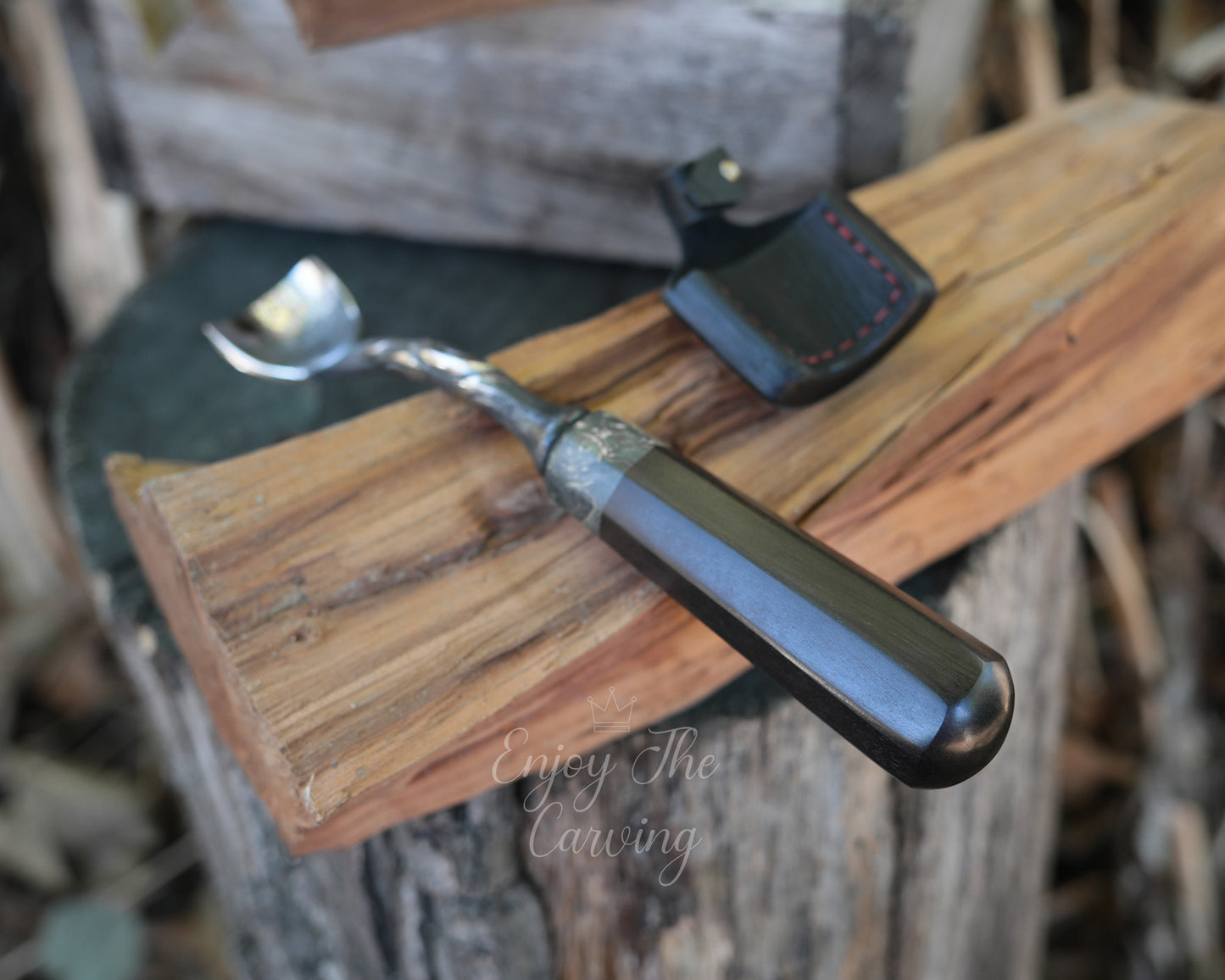 Hohleisen, 40 mm, tief gekröpft, BLACK EDITION