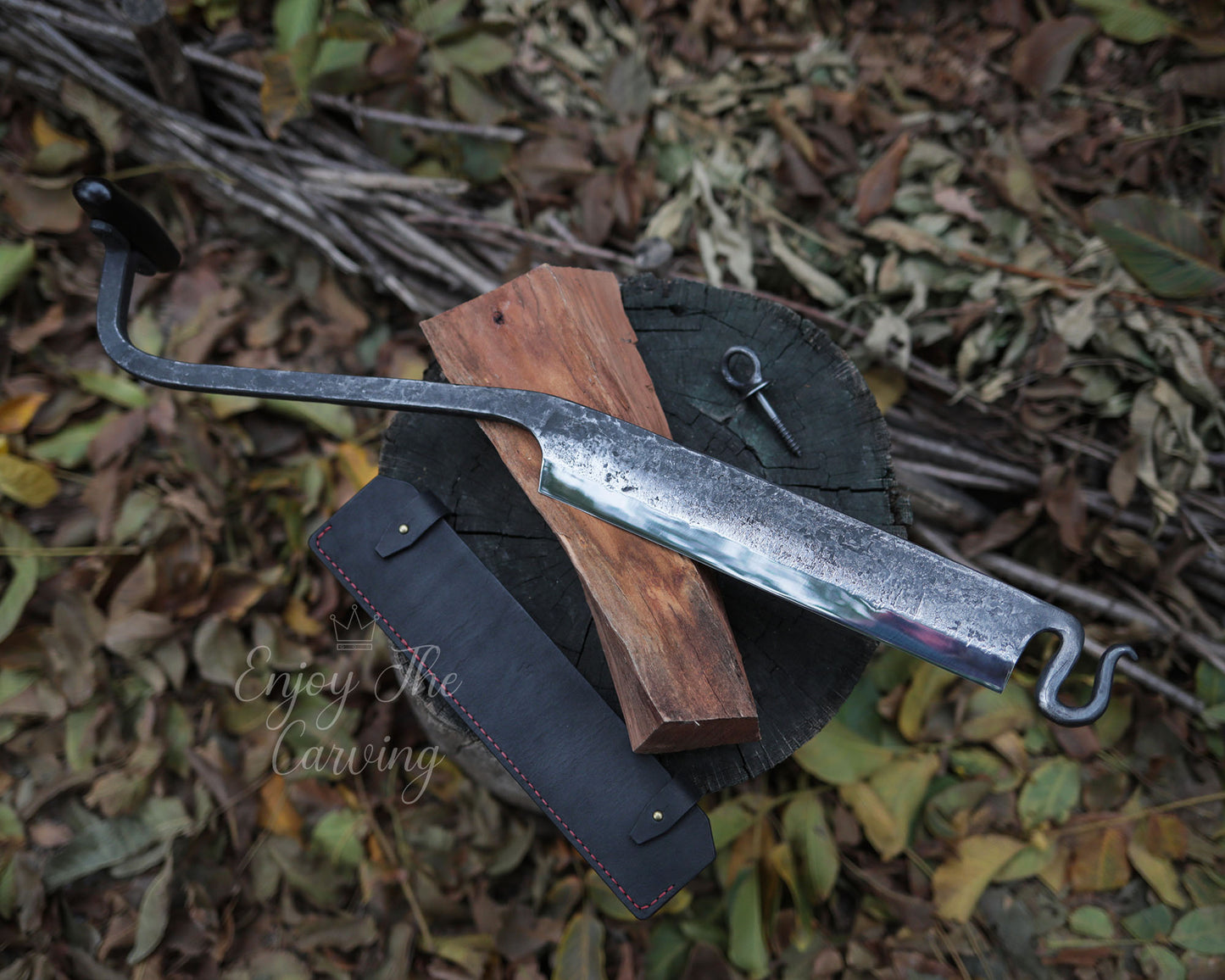 Stockmesser, Schwere ausführung, BLACK EDITION