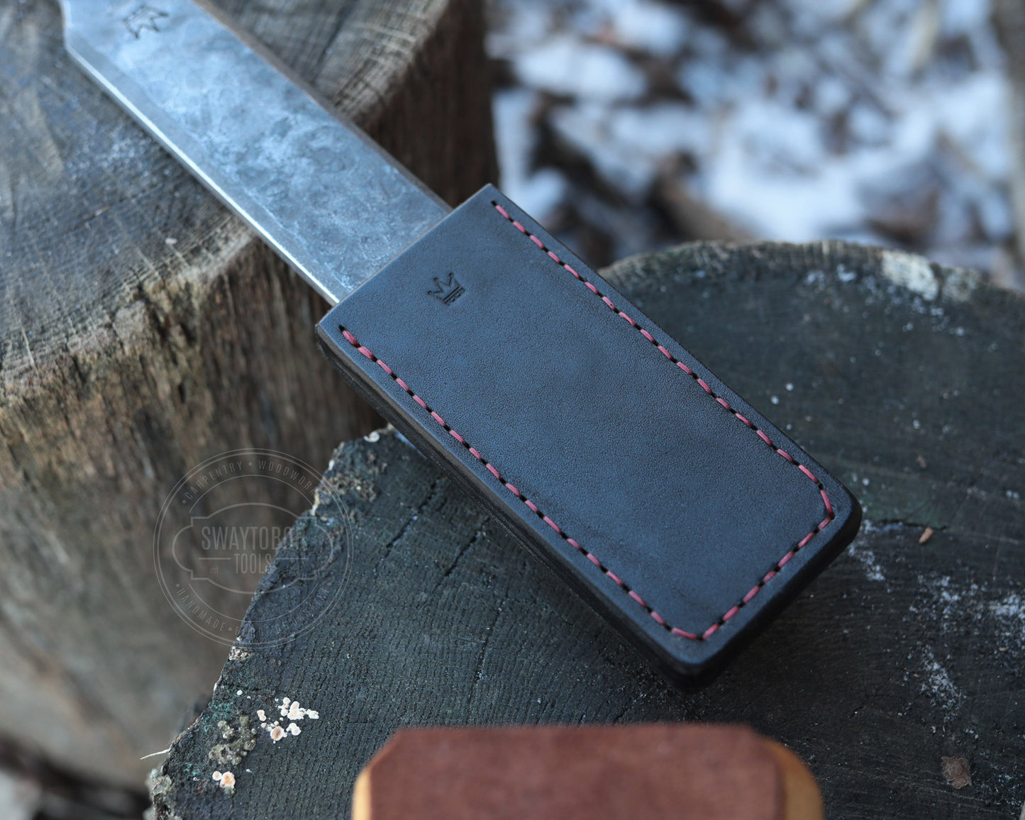 Zimmererbeitel und Klüpfel im Set, BLACK EDITION