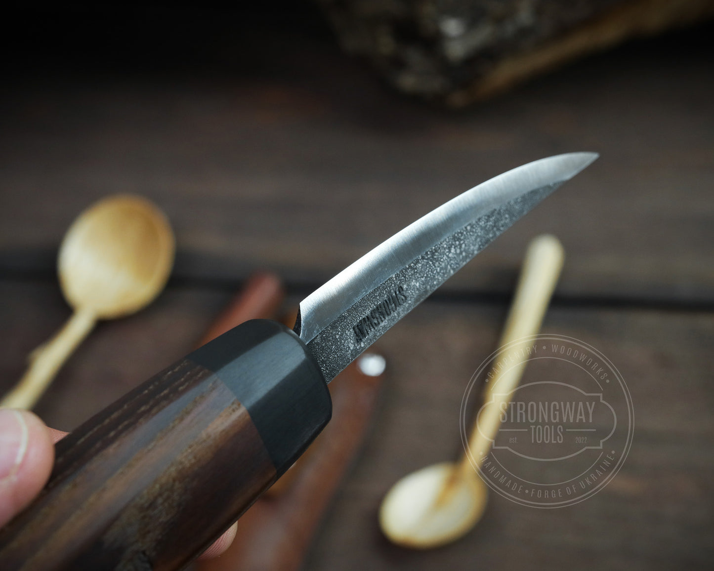 Schnitzmesser, Heft aus ThermoEsche