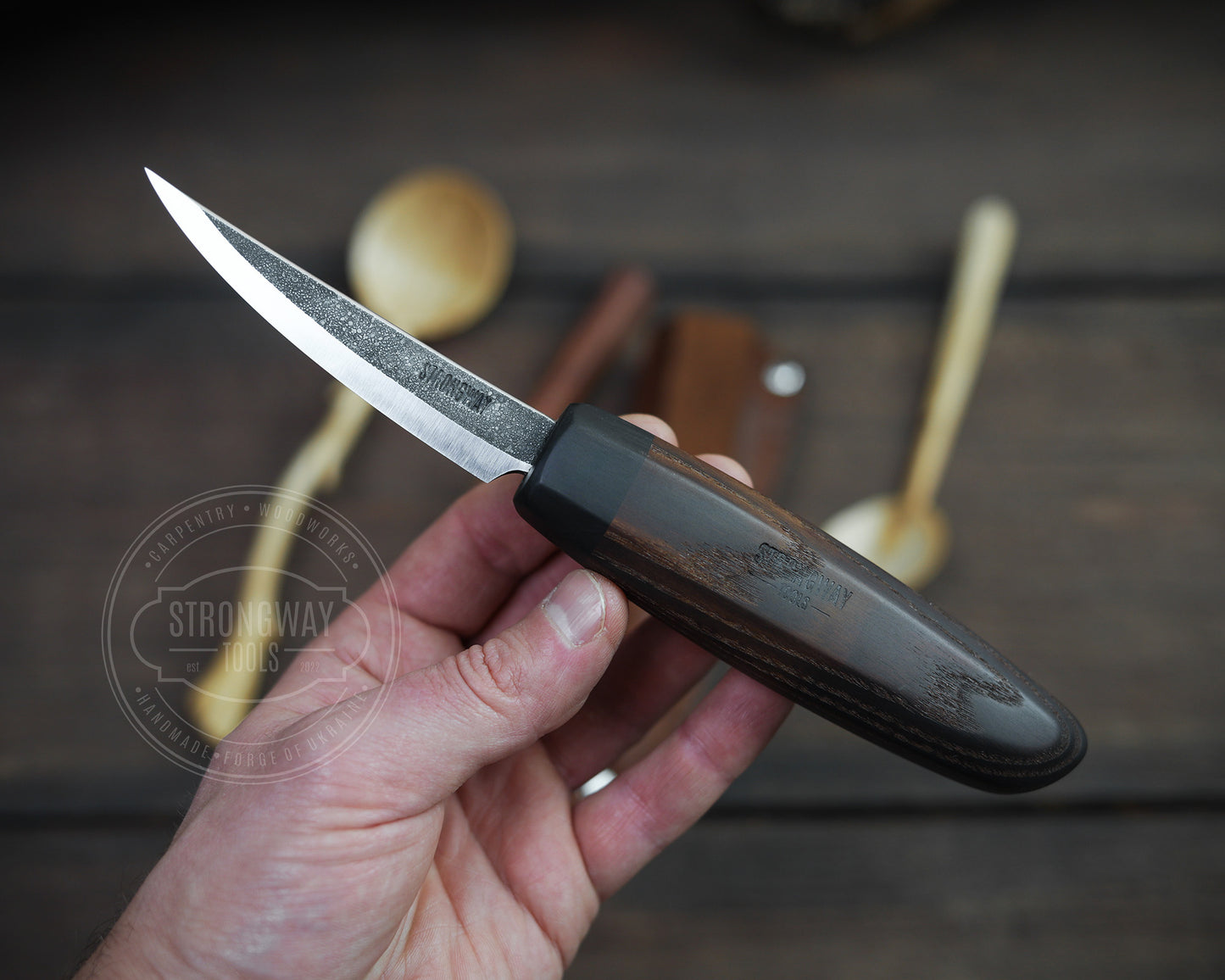 Schnitzmesser, Heft aus ThermoEsche