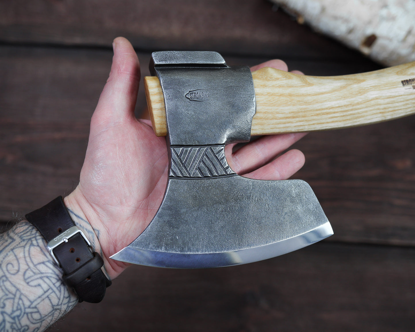 Finnisches Bildhauerbeil, Oktagonalgriff