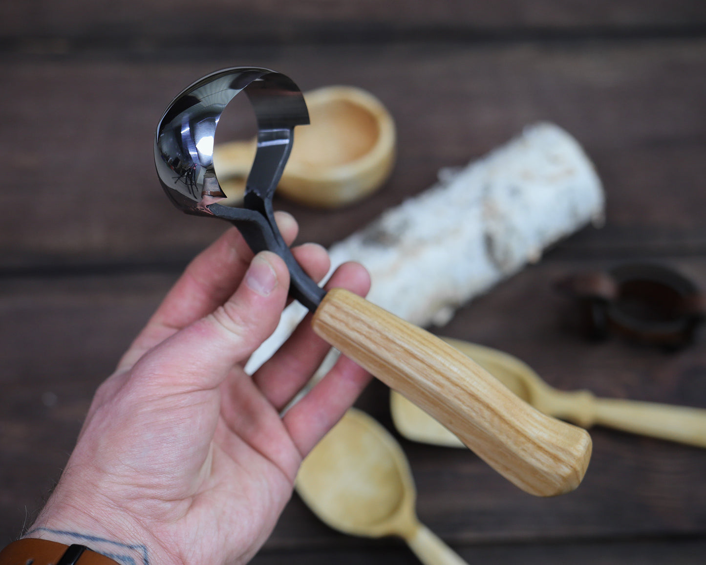 Scorp Knife, Oval, #2, kurzer Griff