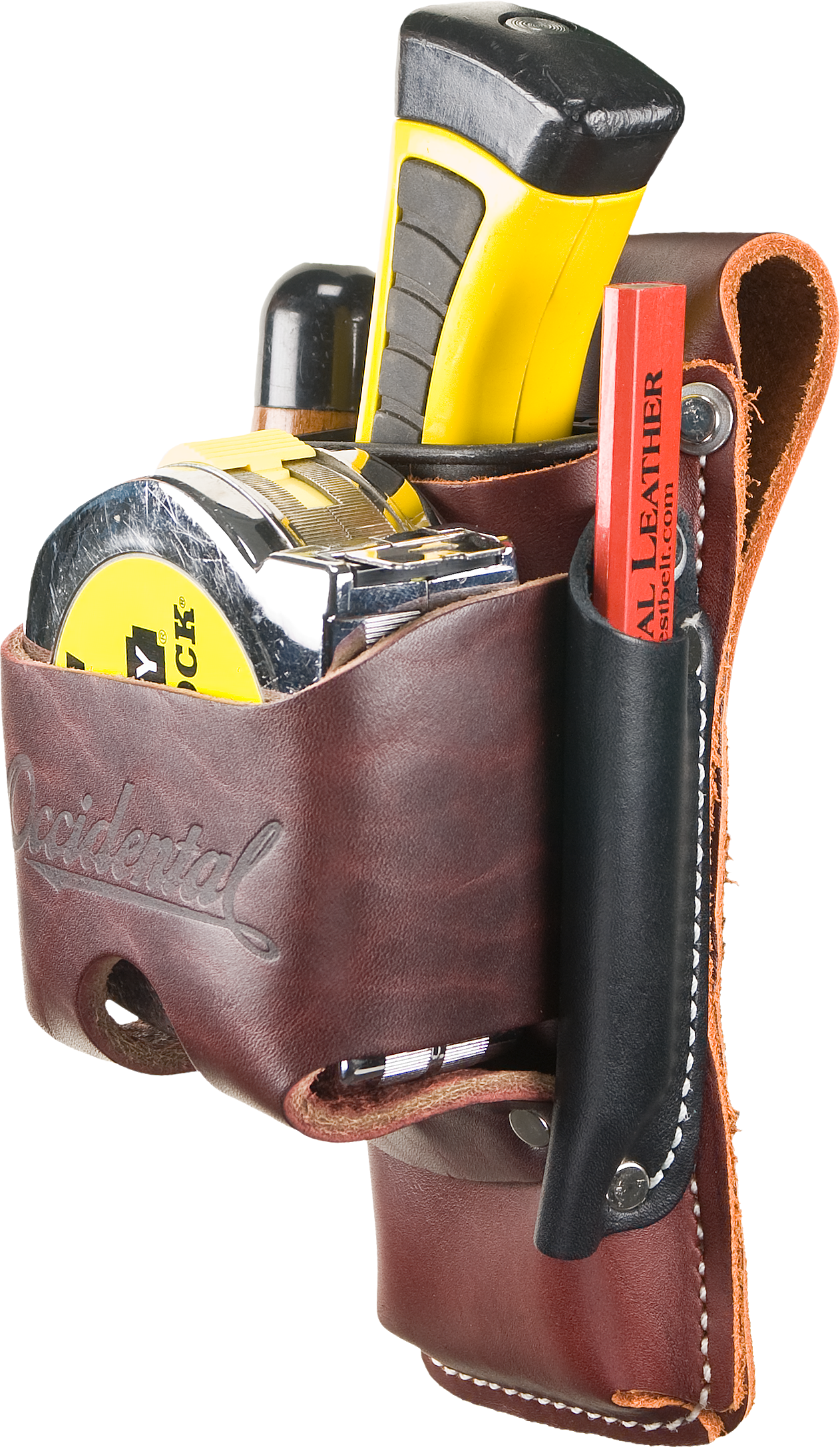 Ledertasche für Maßband und Cuttermesser