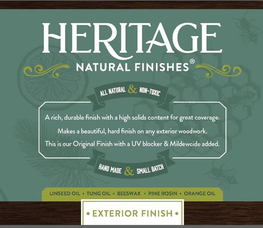 Heritage Natural Finishes, EXTERIOR FINISH